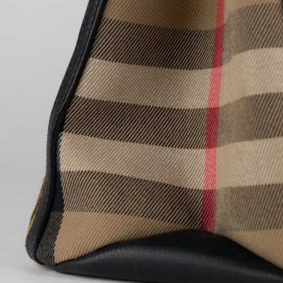 Burberry Calfhair Leopard Banner Tote - Picture 9 of 12